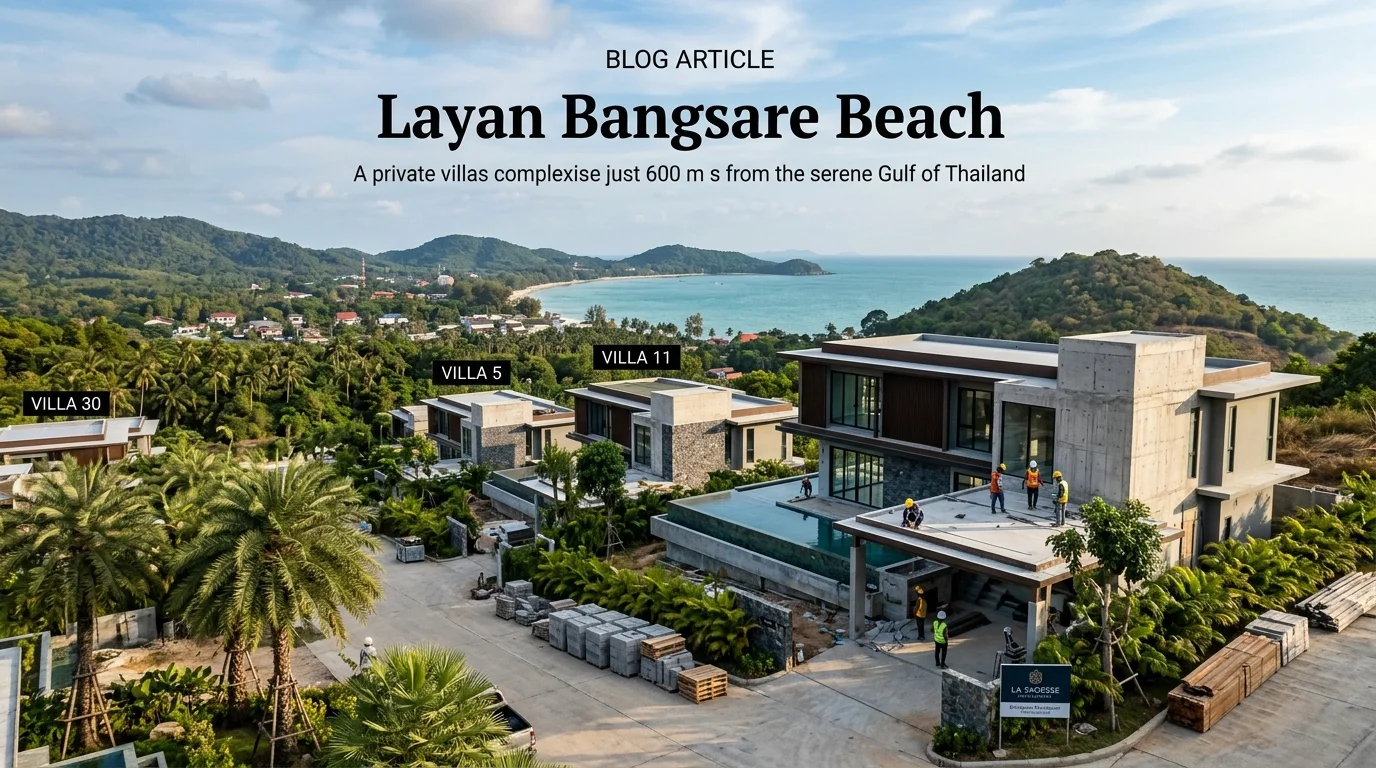 Layan Bangsare Beach in Bang Saray: villas from 9.3 million baht in 2026