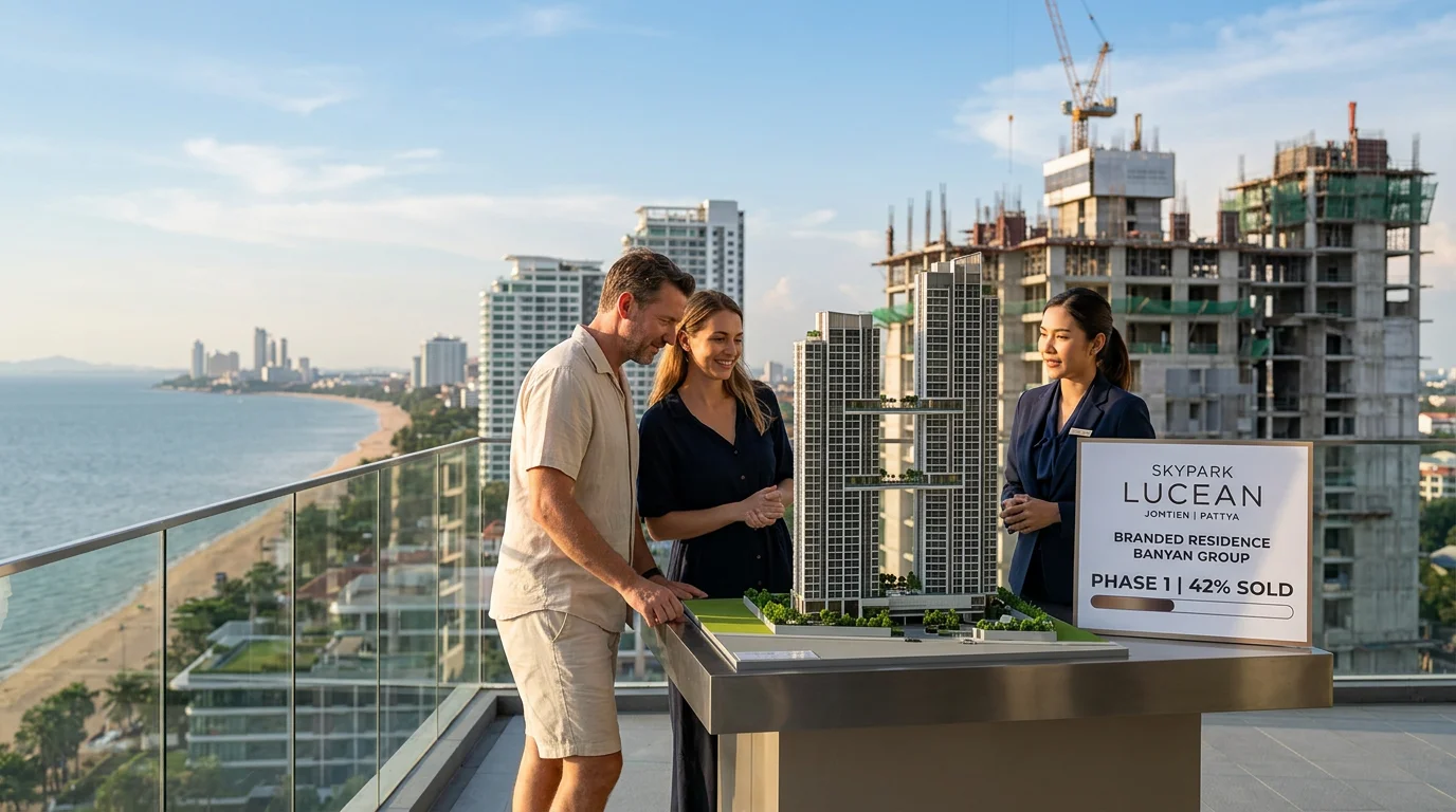 Skypark Lucean Jomtien: 42% продаж первой фазы и эксклюзив Banyan Group