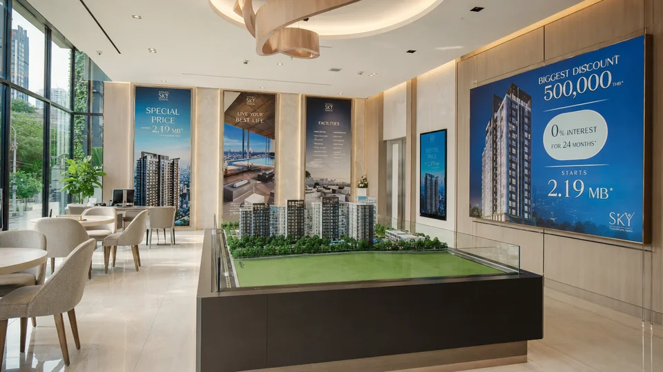 Bangkok: Oversupply of 65,300 apartments, floods and weak demand in 2026