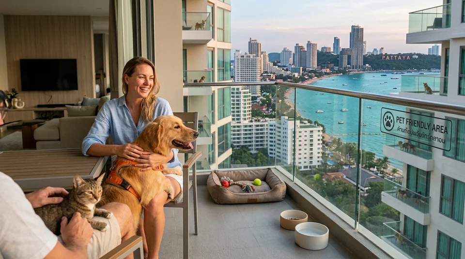 Pet-Friendly Condos in Pattaya 2026: Complete List of Projects Allowing Pets