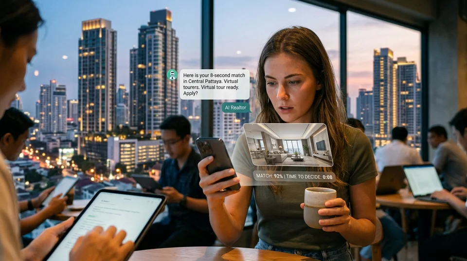 Condo in Central Pattaya 2026: How AI and 8-Second Attention Span Are Changing the Market