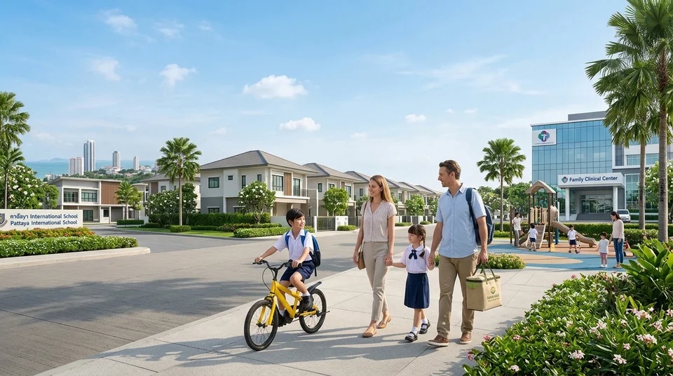 Восточная Паттайя для семей с детьми: школы, больницы и парки в 2026